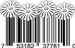 Universal Product Code Art - UPC Barcode Flowers