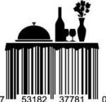 Universal Product Code Art - UPC Barcode Dinner Table