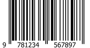 ISBN Barcode using EAN symbology